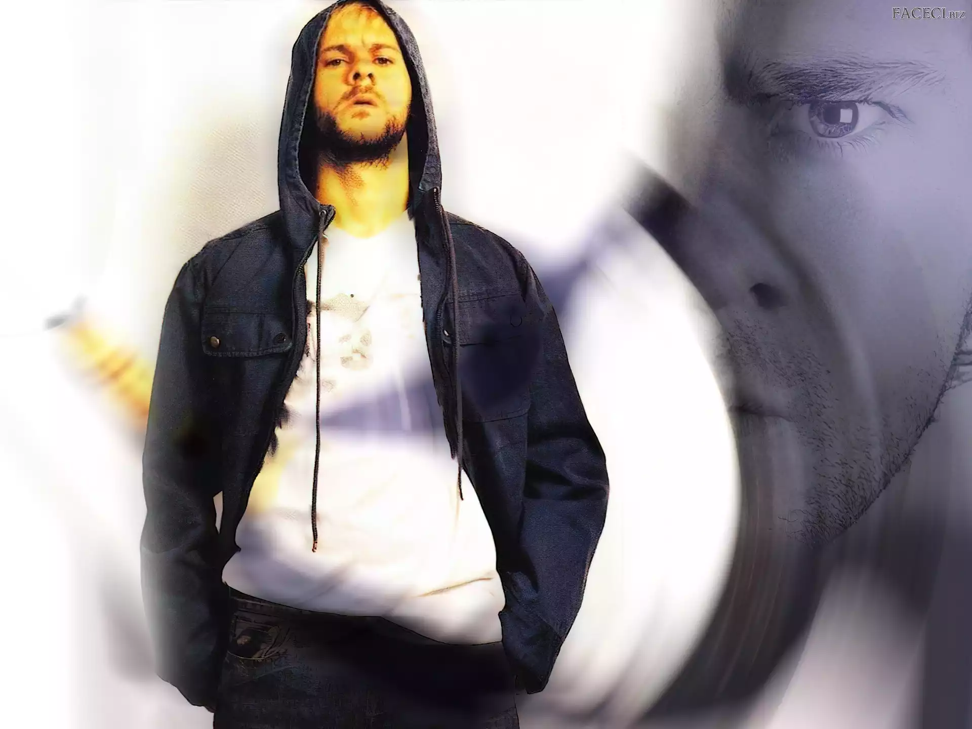 kaptur, Dominic Monaghan, kurtka